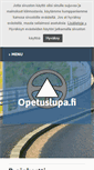 Mobile Screenshot of opetuslupa.fi